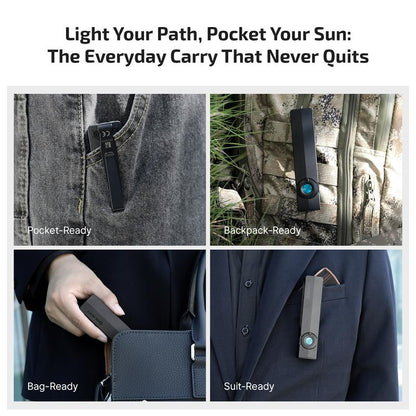 NESTILY RV ArkPro™ — 4-in-1 EDC Flashlight (Green Beam + UV + Flood + Spotlight | 1,500 Lumens)